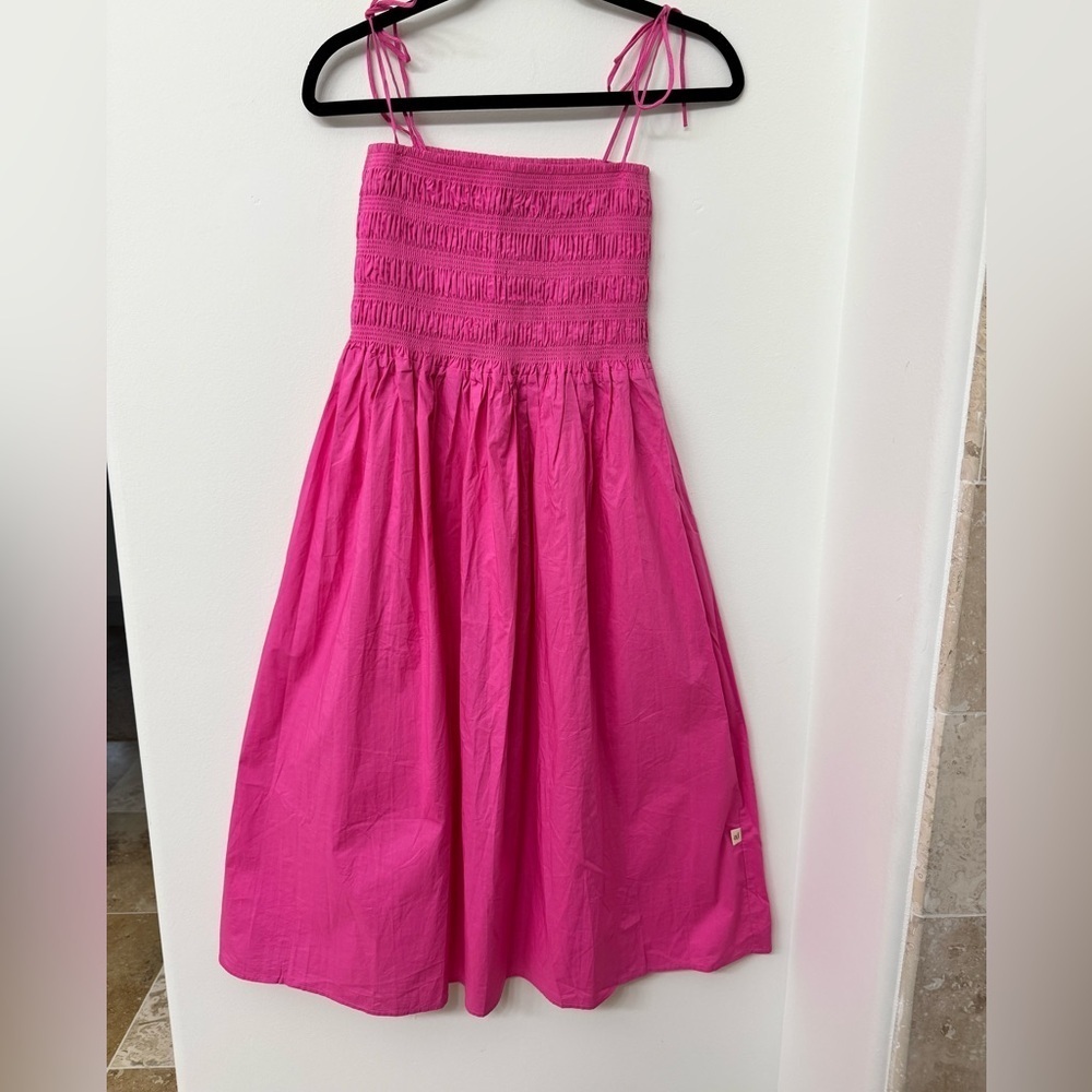 Araminta James Pink Midi Dress